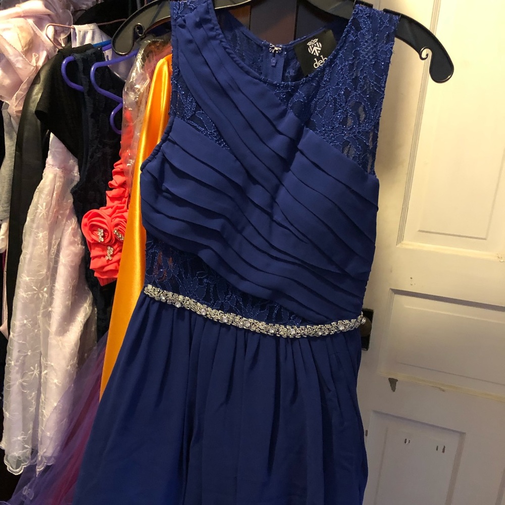 Navy Blue Semi Formal Dress